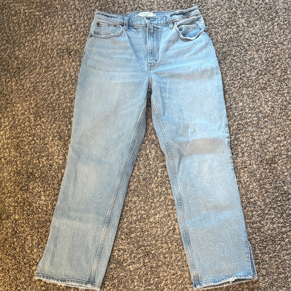 Abercrombie 90s straight ultra high rise